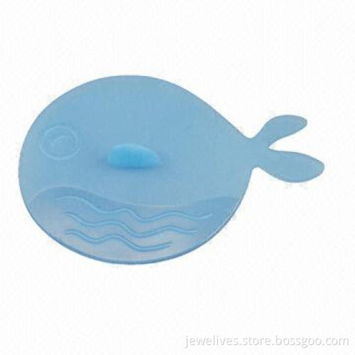Fish Shape Cup Lid Cover, Made of 100% Food Grade Silicon